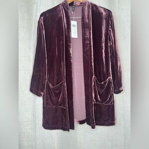EILEEN FISHER Velvet Kimono Jacket size small